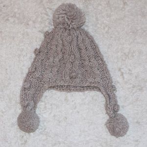 Gray winter hat